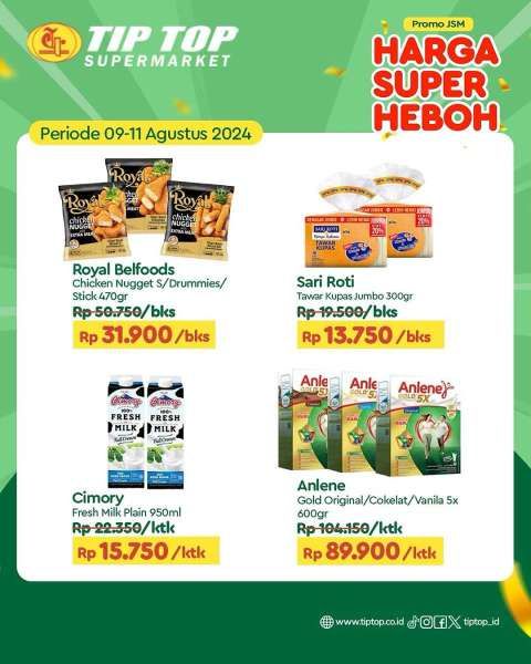 Promo JSM Tip Top 9-11 Agustus 2024