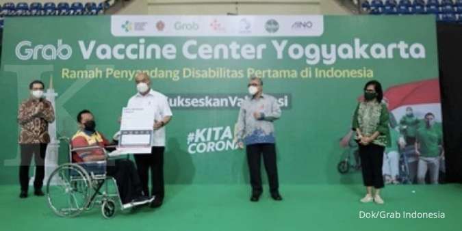 Luncurkan Pusat Vaksinasi Ramah Penyandang Disabilitas DIY, Grab Distribusi Vaksin di 53 Kota & Kabupaten se-Indonesia