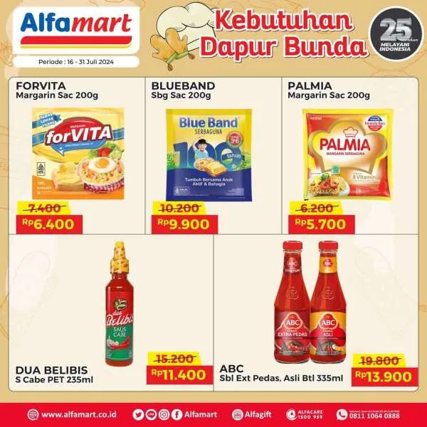 Promo Alfamart Kebutuhan Dapur Periode 16-31 Juli 2024