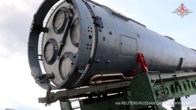 Rusia Siagakan Rudal Balistik Berkemampuan Nuklir Avangard 