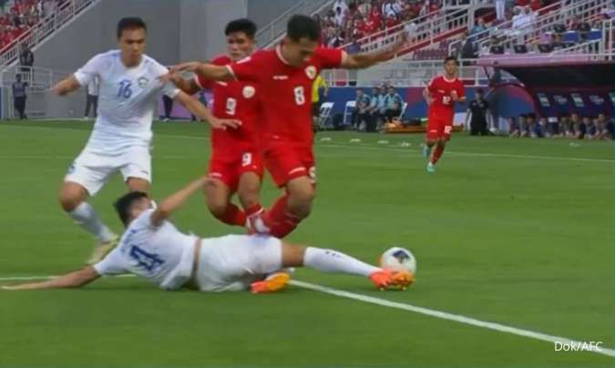 Hasil Pertandingan Indonesia vs Uzbekistan Babak Pertama Masih Imbang 0-0