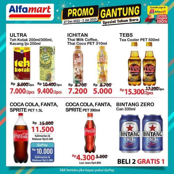 Katalog Harga Promo Alfamart Gantung 27 Desember 2022-2 Januari 2023