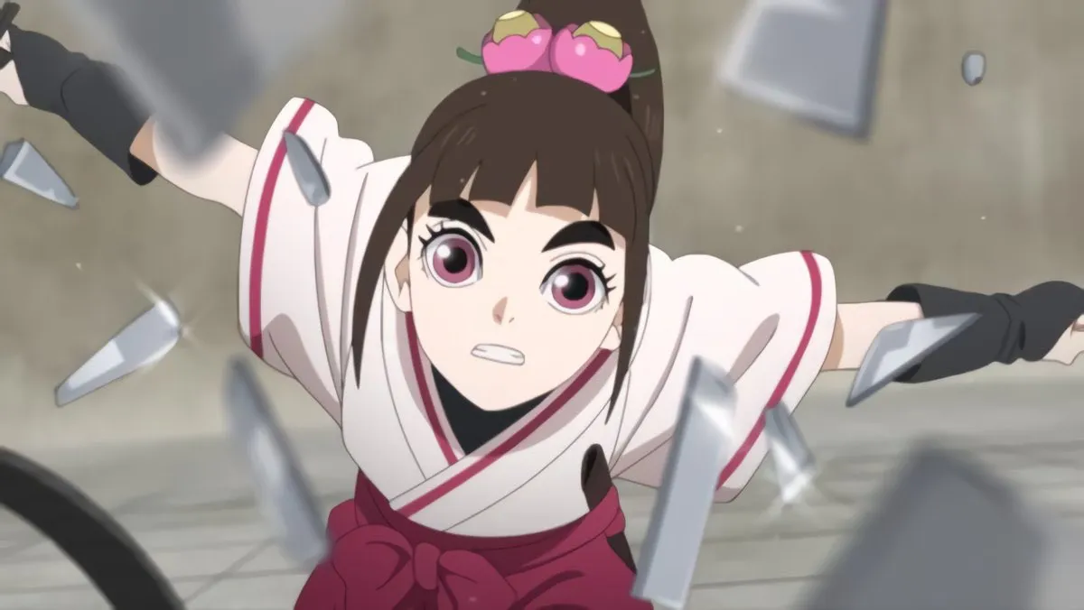 Nonton Boruto episode 226 (iQIYI, WeTV, Bstation/Bilibili): Tsubaki melawan Denki