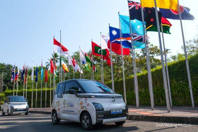 Kerahkan 100 Air ev Long Range, Wuling Jadi Official Car Partner KTT AIS Forum 2023