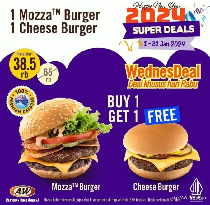 Promo AW Restoran Paket Super Deals Januari 2024