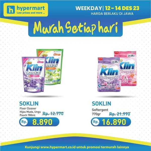 Promo Hypermart Hyper Diskon Weekday Periode 19-21 Desember 2023