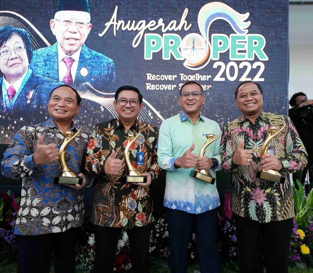 Pupuk Indonesia Grup Raih Empat Proper Emas dan Satu Proper Hijau 