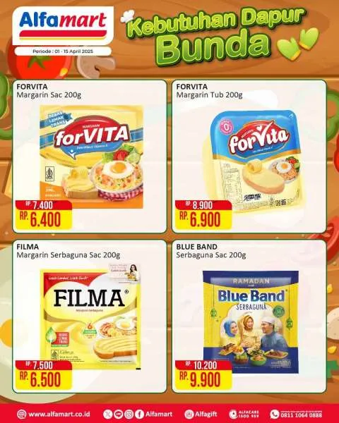 Promo Alfamart Kebutuhan Dapur Periode 1-15 April 2025