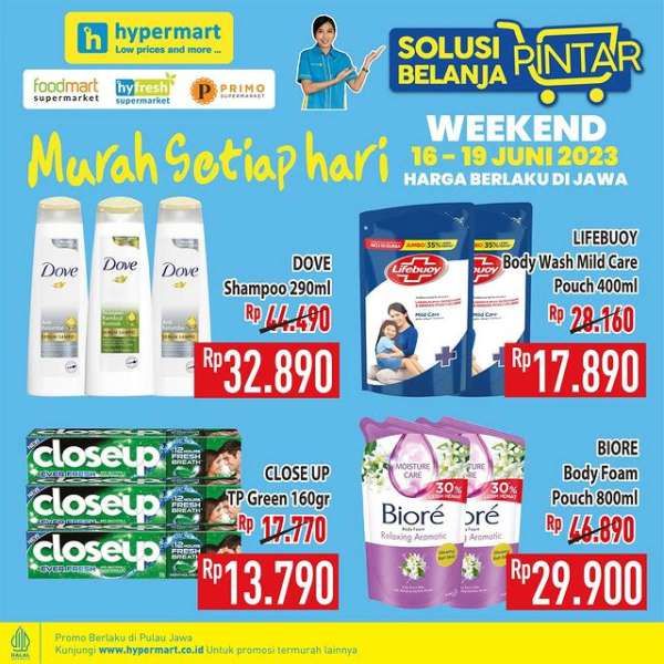 Promo Hypermart Hyper Diskon Weekend Periode 16-19 Juni 2023