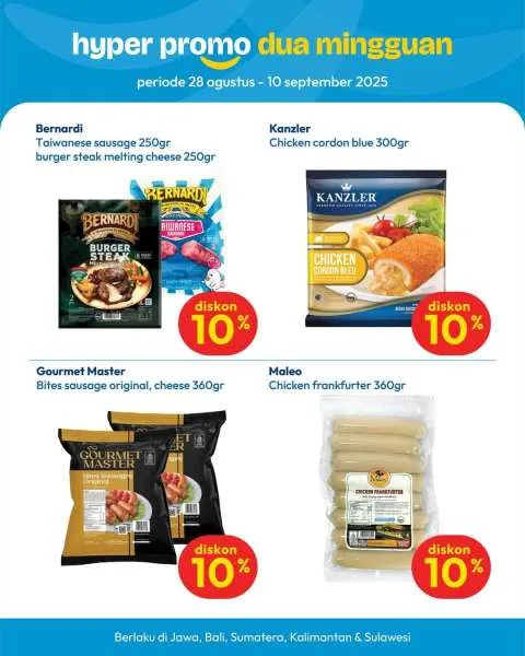 Promo Hypermart Dua Mingguan Periode 28 Agustus-10 September 2025