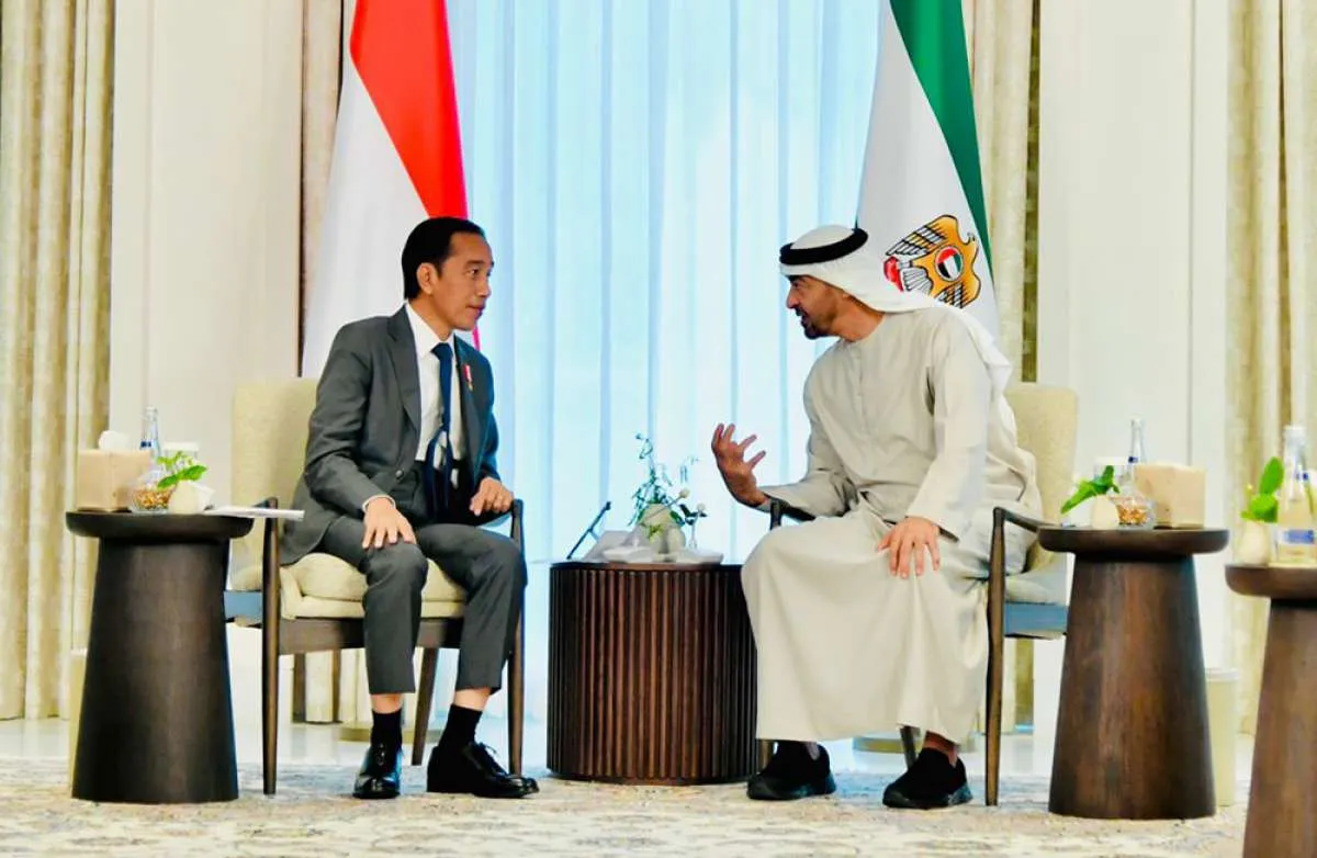 Jokowi & MBZ Bahas Rencana Pembangunan Financial Center di IKN