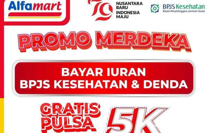 Promo Alfamart Merdeka 16-18 Agustus 2024, Bayar Tagihan Dapat Gratis Pulsa/Diskon