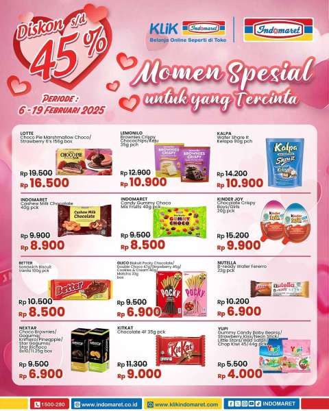 Promo Indomaret Valentines Day 6-19 Februari 2025