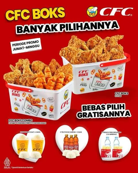 Promo CFC Boks Jumat-Minggu