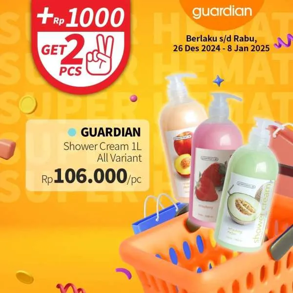 Promo Guardian Super Hemat Periode 26 Desember 2024-8 Januari 2025