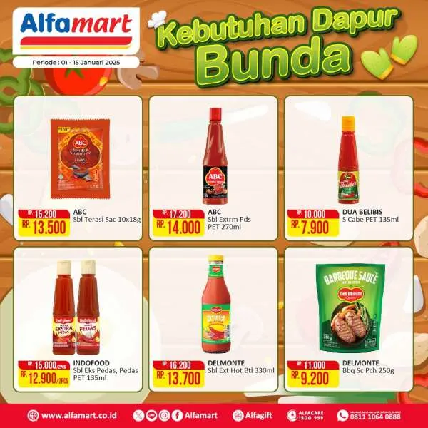 Promo Alfamart Kebutuhan Dapur Periode 1-15 Januari 2025