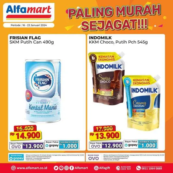 Promo Alfamart Paling Murah Sejagat Periode 16-23 Januari 2024