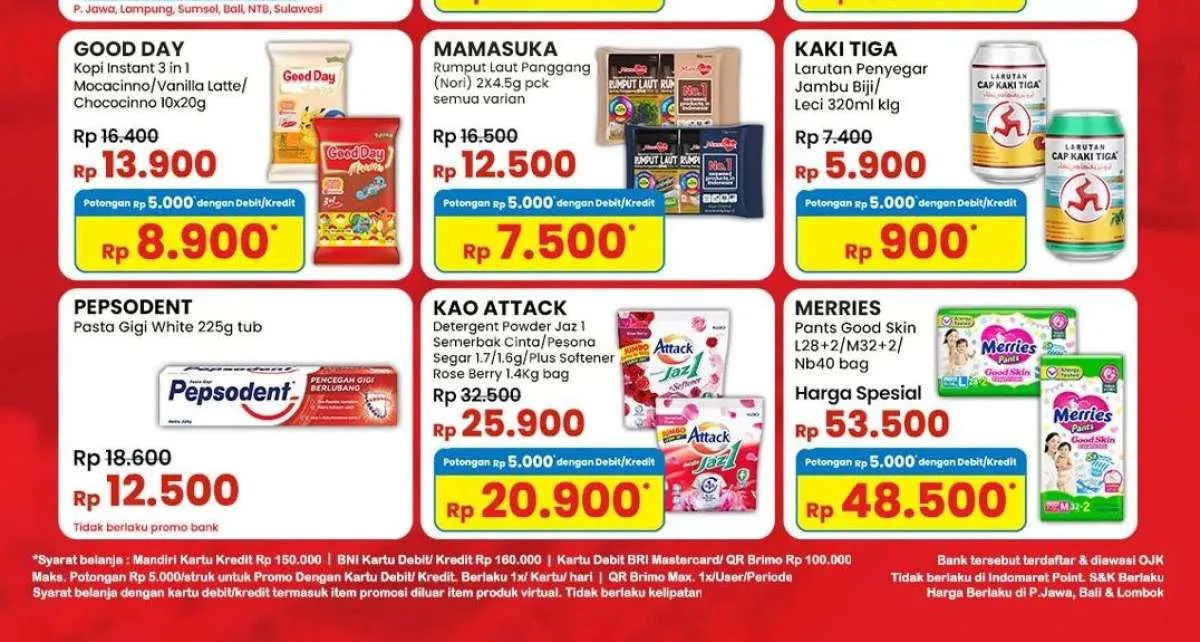 Promo Indomaret Weekend Hari Ini, Potongan Harga untuk Pepsodent hingga Good Day
