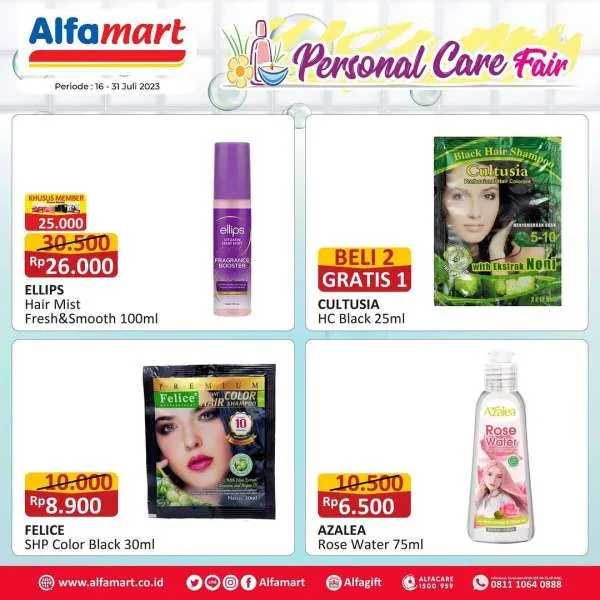 Promo Alfamart Personal Care Fair Periode 16-31 Juli 2023