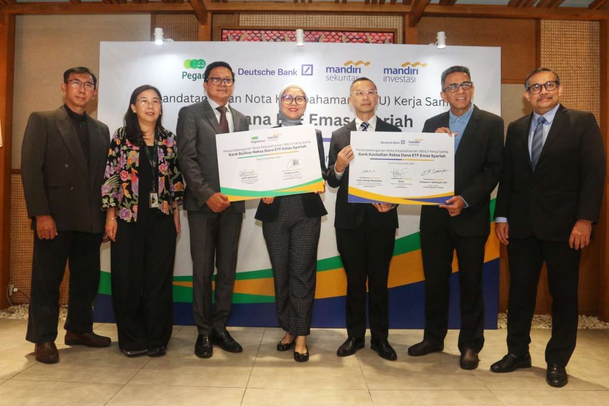 Pegadaian dan Deutsche Bank Jadi Bank Bullion dan Kustodian Reksadana Bursa Emas Syariah