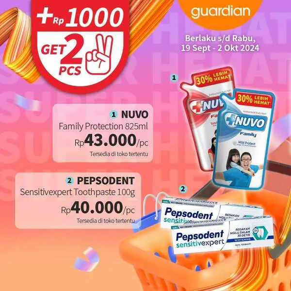 Promo Guardian Super Hemat Periode 19 September-2 Oktober 2024