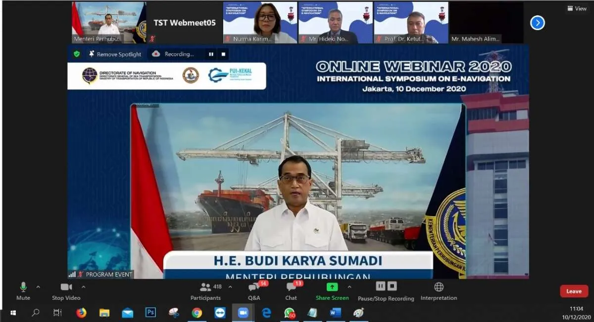 Kemenhub – BRIN Kerja Sama Kembangkan Sistem Sarana Bantu Navigasi Pelayaran