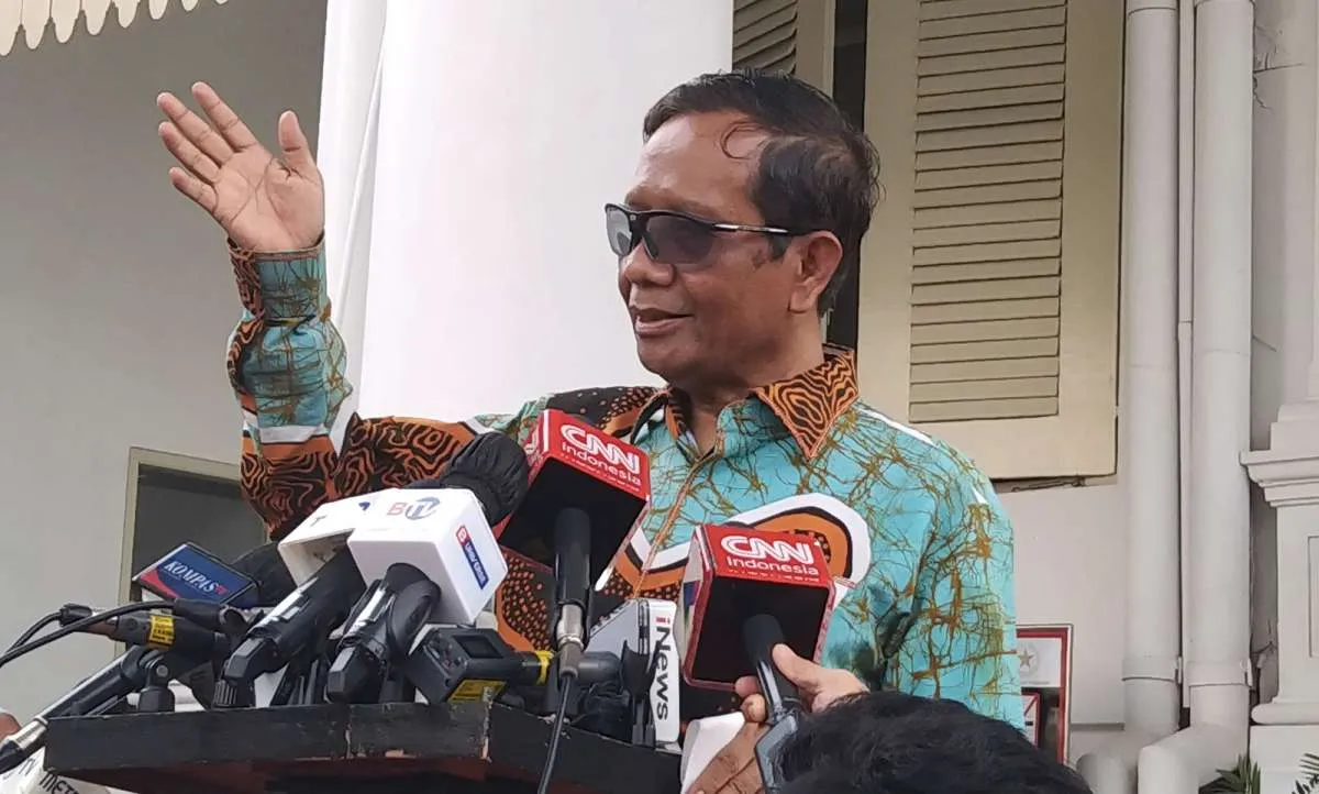 Digadang-gadang Jadi Cawapres Ganjar, Mahfud MD Temui Wakil Presiden Ma'ruf Amin