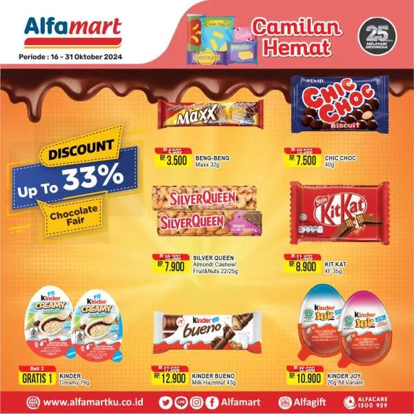 Promo Alfamart Snack Fair Periode 16-31 Oktober 2024