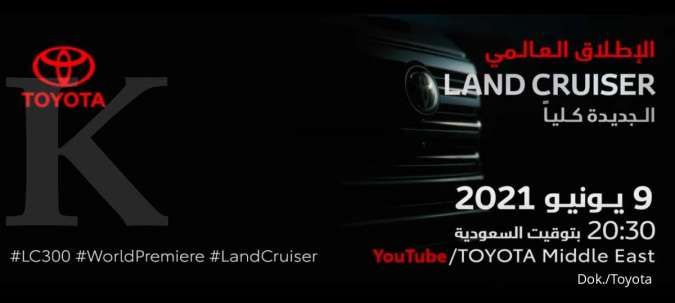 Teaser perdana muncul, Toyota Land Cruiser terbaru siap meluncur pekan depan