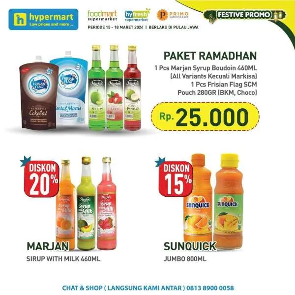 Promo JSM Hypermart Hyper Diskon Weekend Periode 15-18 Maret 2024