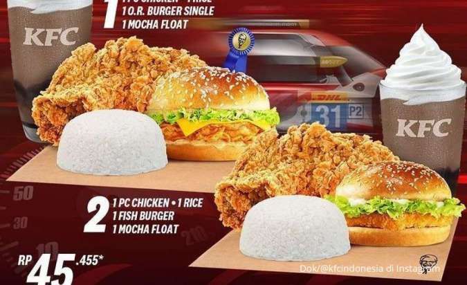 Promo KFC Terbaru di Bulan Juni 2022, Paket Champion Combo Hanya Rp 45.000-an Saja