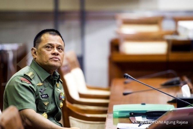 Jokowi lantik Jenderal Gatot sebagai Panglima TNI