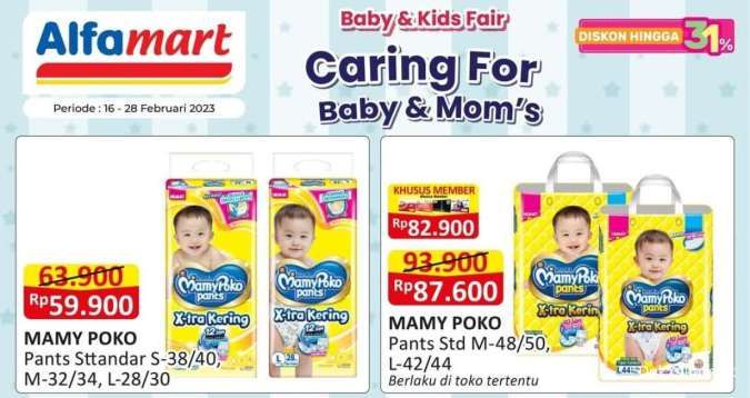 Promo Alfamart Baby & Kids Fair, Diskon 31% untuk Belanja Diapers Anak