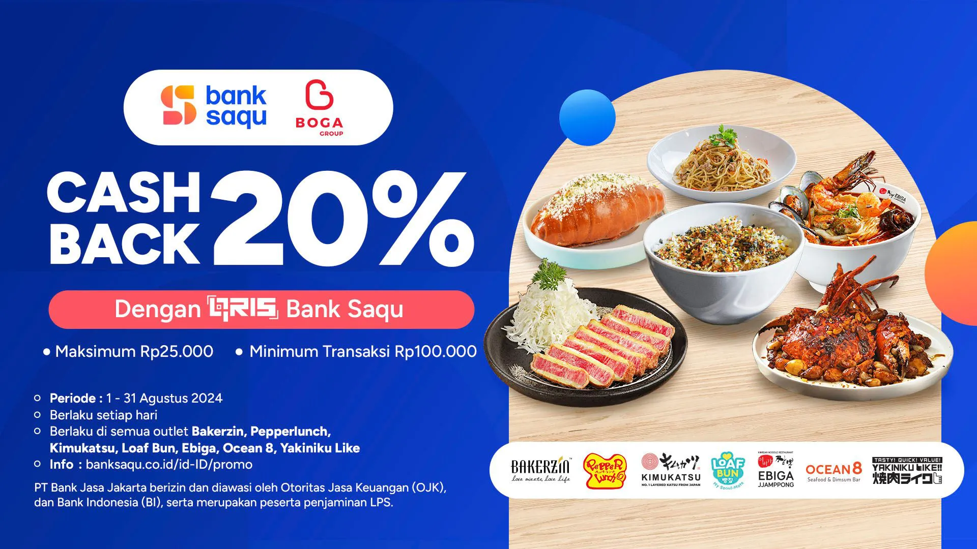 Promo Boga Group x Bank Saqu