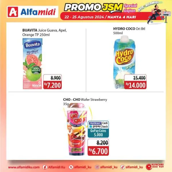 Promo JSM Alfamidi Spesial Gajian Periode 22-25 Agustus 2024