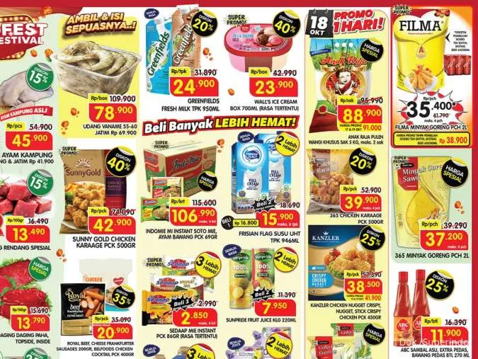 Promo Superindo Hari Ini 17-19 Oktober 2025, Nanas Crown-Body Wash Diskon 35%