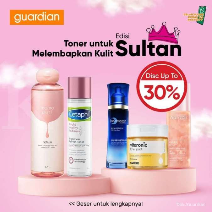 Promo Toner Wajah Diskon S D 30 Di Guardian Berlaku Hingga 25 Agustus 2021