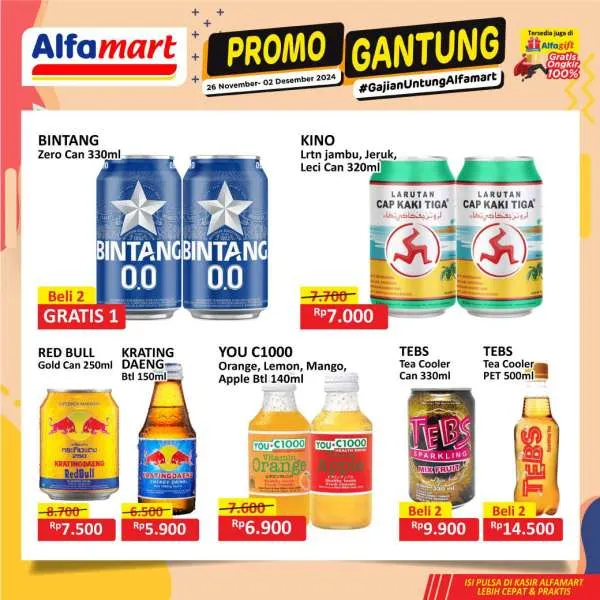 Promo Alfamart Gantung Periode 26 November-2 Desember 2024