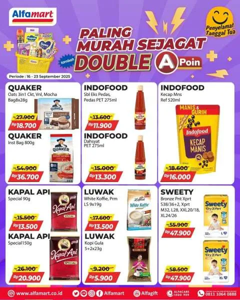 Promo Alfamart Paling Murah Sejagat Periode 16-23 September 2025