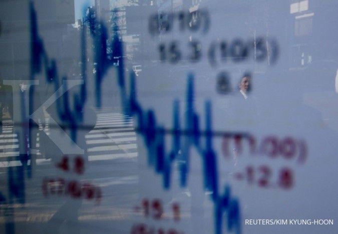 Bursa Asia memerah di awal perdagangan hari ini tertahan kabar dari Brexit