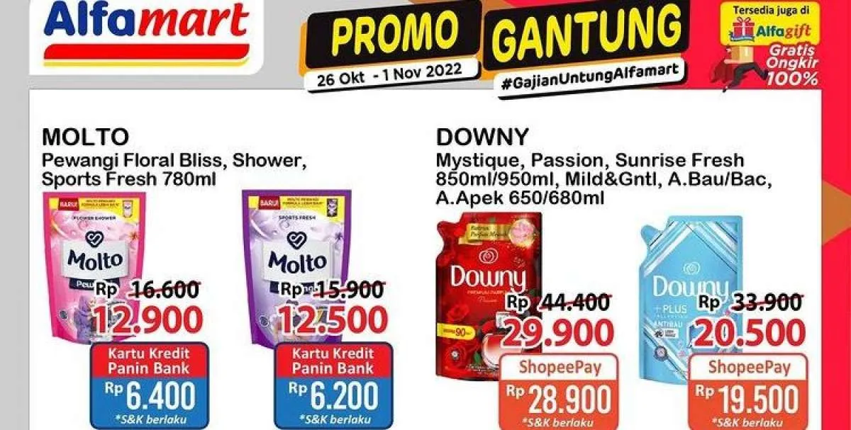 Promo Alfamart Hari Ini 1 November 2022, Promo Gantung yang Segera Berakhir