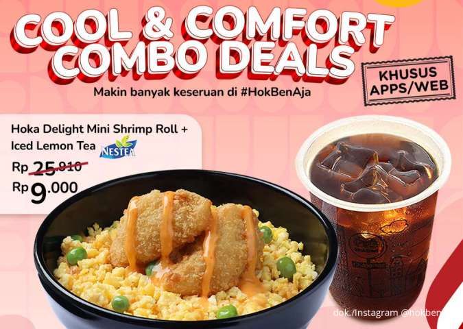 Promo HokBen Cool & Comfort Combo Deals 17-23 Agustus, Paket Hoka Delight Rp 9.000