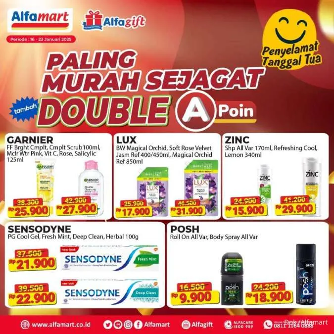 Promo Alfamart Paling Murah Sejagat Periode 16-23 Januari 2025