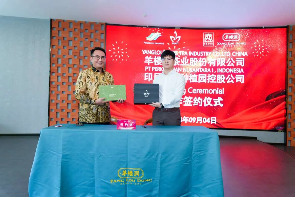 PTPN Group Jalin Kerja Sama dengan Perusahaan Teh Terkemuka China, Yang Lou Dong