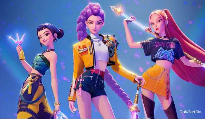 KPop Demon Hunters Jadi Judul Netflix Terpopuler Sepanjang Masa, Kalahkan Squid Game
