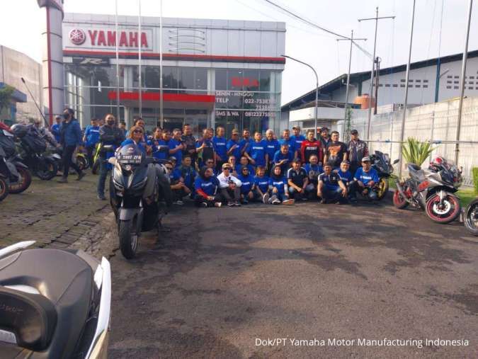 Perdana di Bandung, Ratusan Bikers Ramaikan Event Shell bLU cRU Yamaha EnduroChalenge