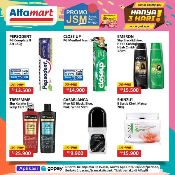 Promo JSM Alfamart Periode 26-28 Juli 2024