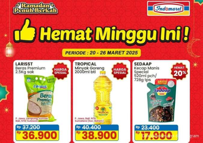 Promo Indomaret 20-26 Maret 2025, Tropical Harga Spesial dan Kecap Bango Hemat