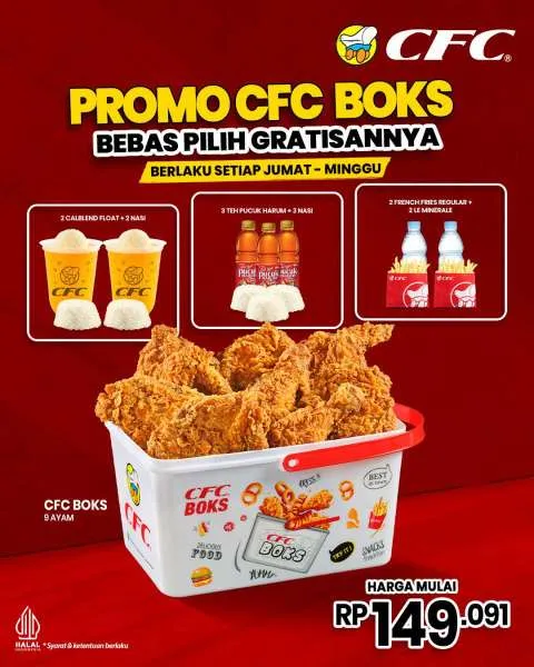 Promo CFC Boks Jumat-MInggu Hemat