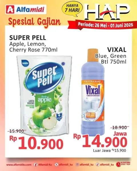 Promo Alfamidi Hemat Satu Pekan Periode 26 Mei-1 Juni 2025